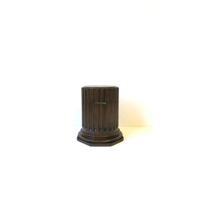 Column Pedestal Box, Neoclassical Style, Circa Mid-20th Century For Sale - Image 11 of 13