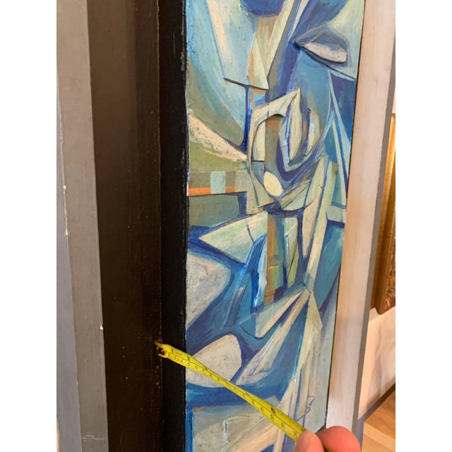 Mid-Century Modern 1969 Cubist Dimensional Assemblage For Sale - Image 3 of 10