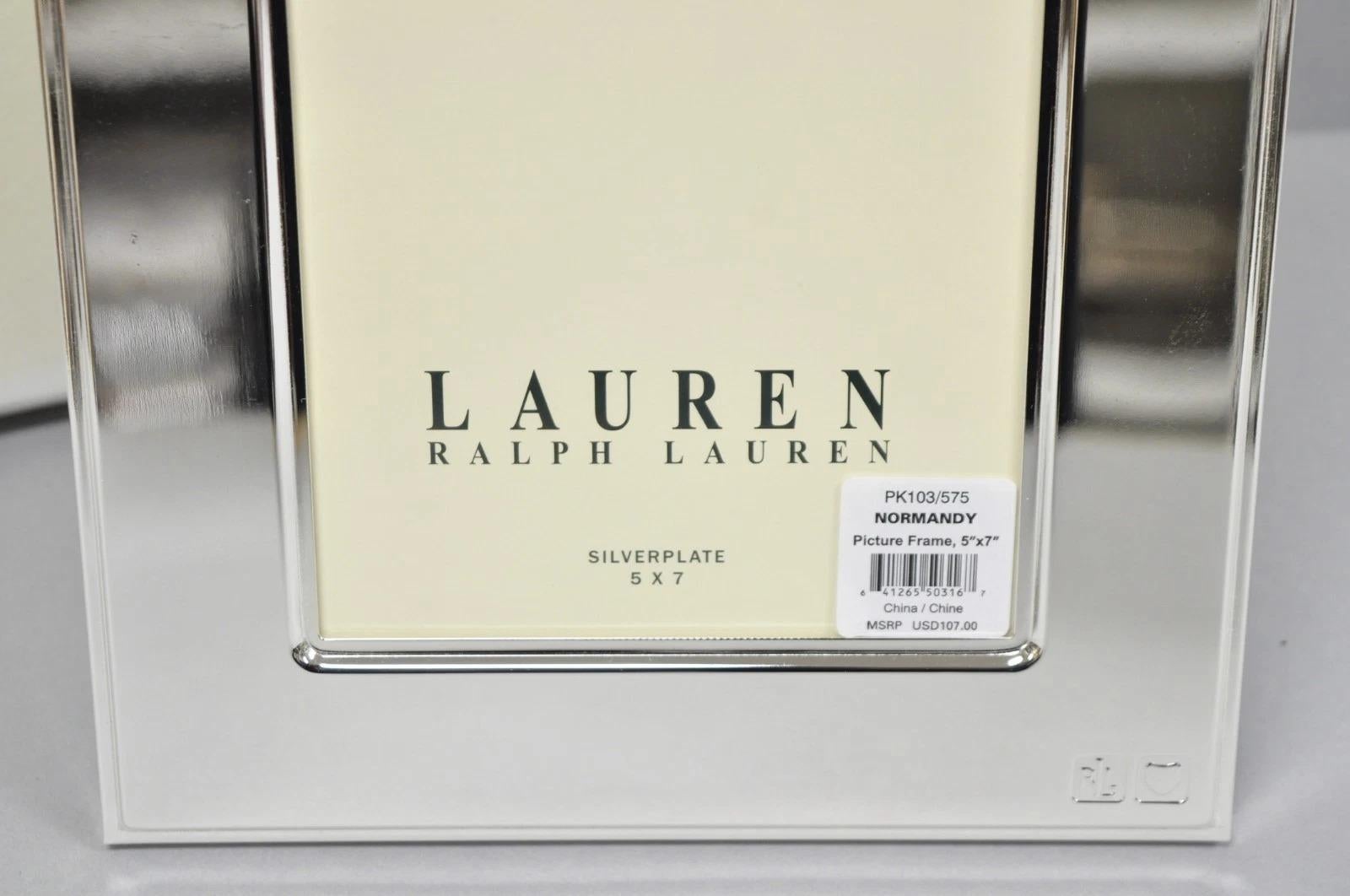 Late 20th Century Lauren Ralph Lauren Silver Plated Normandy