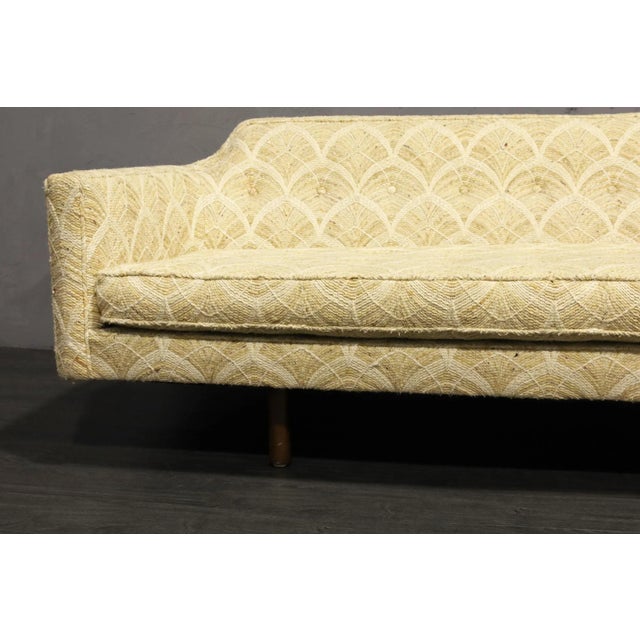 Gold Edward Wormley for Dunbar Model 495 Sofa For Sale - Image 8 of 10