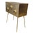 Brass & Wood Console, 1980s For Sale - Image 3 of 9
