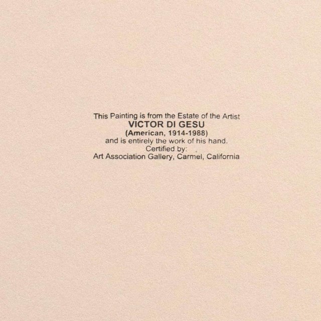 'Seated Nude' by Victor Di Gesu, Paris, Louvre, Salon D'Automne, Académie Chaumière, Carmel, Los Angeles County Museum of Art For Sale - Image 9 of 9