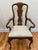 Queen Anne Vintage Henredon 18th Century Portfolio Collection Queen Anne Style Walnut Dining Chairs - Set of 8 For Sale - Image 3 of 13