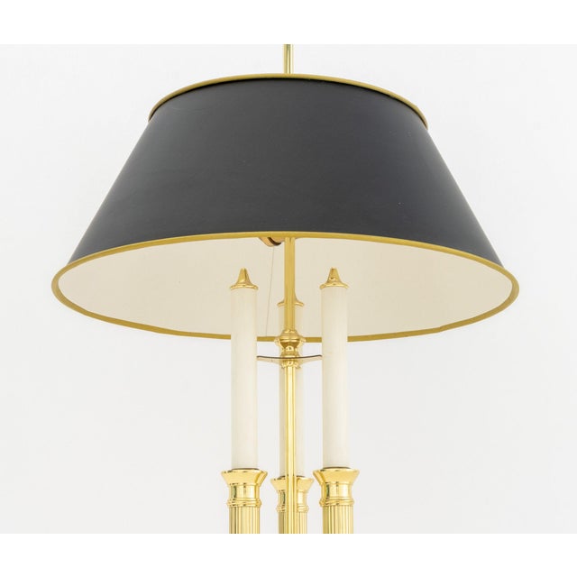 Metal Late 20th Century French Style Gilt Brass Bouillotte Lamp For Sale - Image 7 of 7