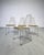 Designer Chairs in Hand-Decorated Leather and Steel, 1970s, Set of 4 For Sale - Image 13 of 18