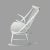 Danish No.3 Rocking Chair by Illum Wikkelsø for Niels Eilersen, 1950s For Sale - Image 12 of 12