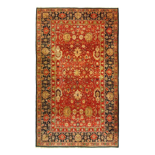 Fine Hand Knotted Agra 14'11'' X 25'5'' For Sale - Image 13 of 14
