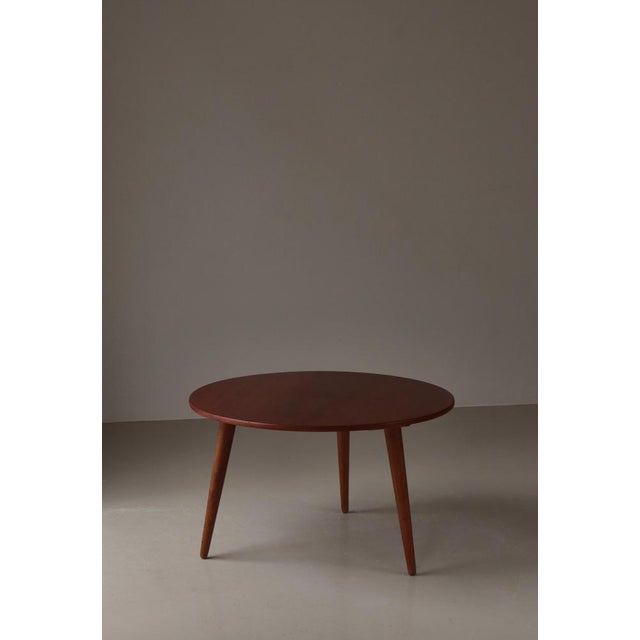 Danish Modern Model AT-8 Table by Hans J. Wegner for Andreas Tuck, Denmark, 1960s For Sale - Image 9 of 15