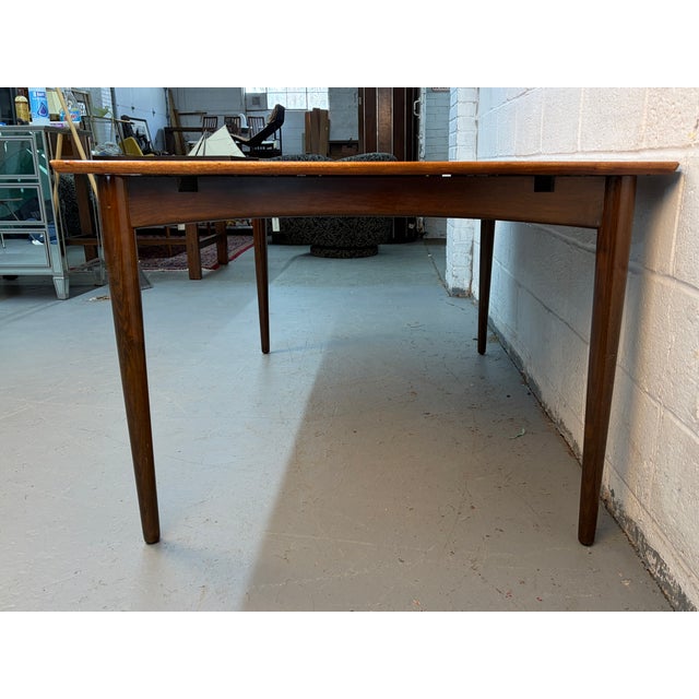 Mid 20th Century Vintage Dining Room Table by Selig of Denmark For Sale - Image 5 of 8