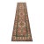 Kazak Runner 2’8” X 9’7” Blue Wool Tribal Hand-Knotted Oriental Rug For Sale