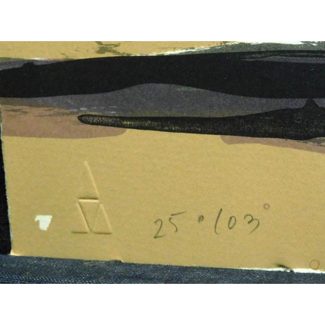 1980s 1980s Larry Fodor "Fancy Dancer St 1" Unframed Hand Signed & Numbered For Sale - Image 5 of 5