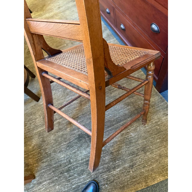 Victorian Ladderback Dining Chairs, Set of Four For Sale - Image 11 of 14