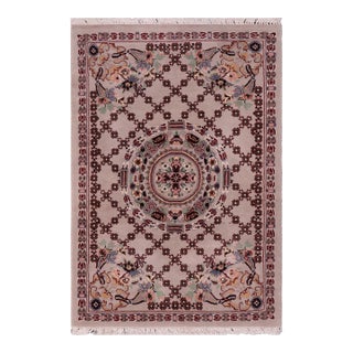 Shabby Chic Pak-Persian Gray/Gray Wool Rug - 2'1'' X 3'3'' For Sale