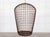 Mid-Century French Bamboo Rattan Swinging Egg Chair For Sale - Image 4 of 16