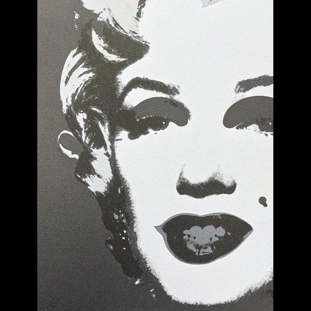 After Andy Warhol, Marilyn Monroe Black-Silver, 1980s, Print For Sale - Image 3 of 6
