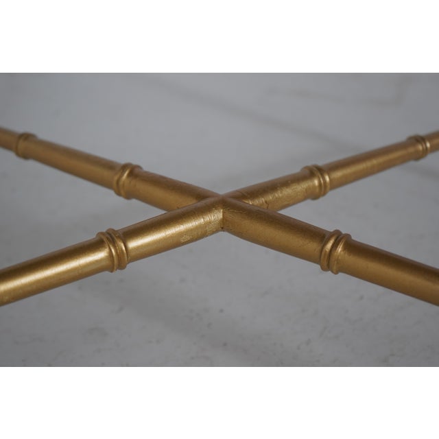 Kittinger Mid-Century Modern Faux Bamboo Side Table For Sale - Image 16 of 18