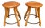 1990s Bradford Woodworking Ax Handle Dining Stools – Pair For Sale