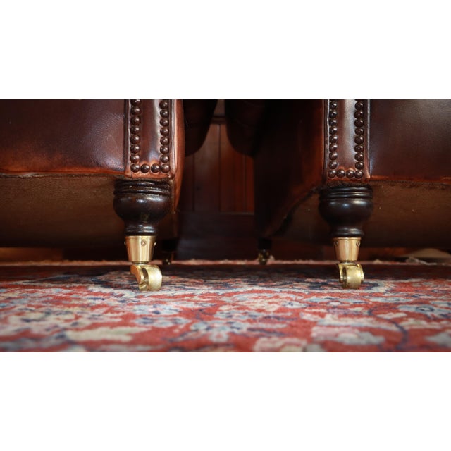 Bulgari Club Chairs in Leather from George Smith, 2010s, Set of 2 For Sale - Image 17 of 18