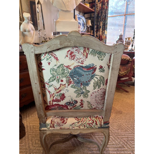 19th Century Louis XV Style Accent Chair For Sale In Baton Rouge - Image 6 of 9