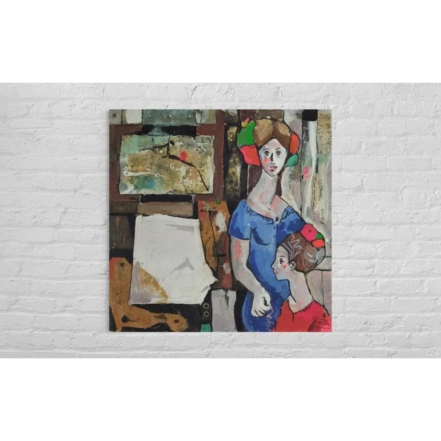 This artwork includes a certificate of authenticity and is hand-signed by the artist. It is made of mixed media on canvas....