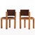 1960s Pair of French Brutalist Oak Side Chairs With Adjustable Tilting Backs, C 1960 For Sale - Image 5 of 8