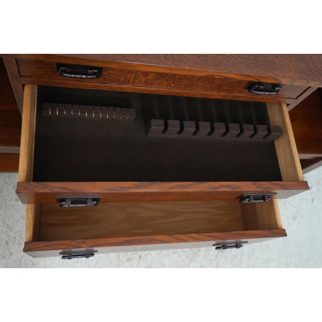 Stickley Stickley Mission Oak Arts & Crafts Sideboard For Sale - Image 4 of 18
