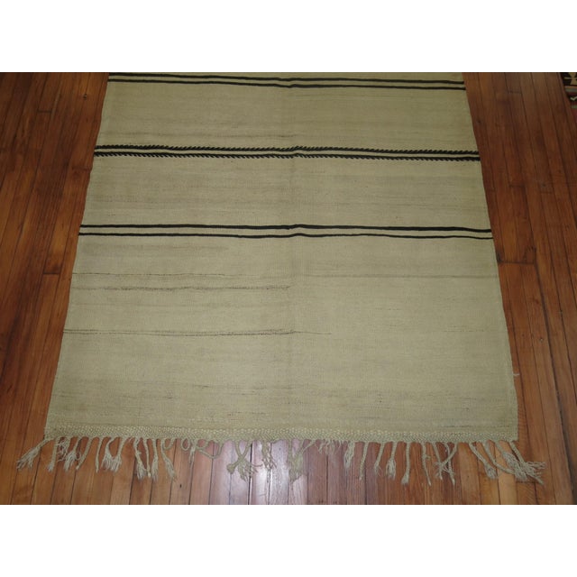 Black Vintage Gallery Size Kilim - 4'10" x 13'9" For Sale - Image 8 of 8
