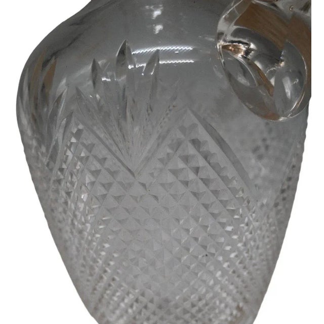 Vintage Carafe with Silver Base For Sale - Image 4 of 9