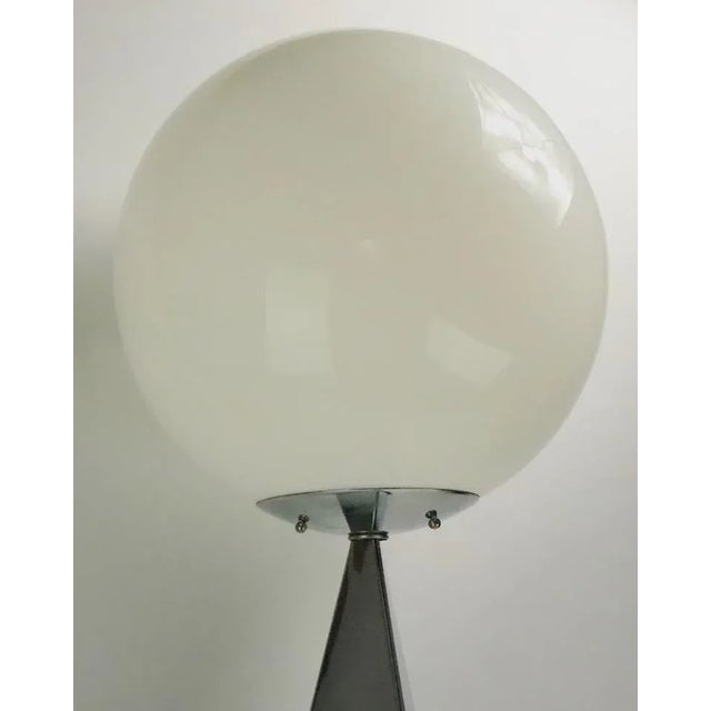 Chrome and Glass Ball Lamp by Jere For Sale In New York - Image 6 of 11