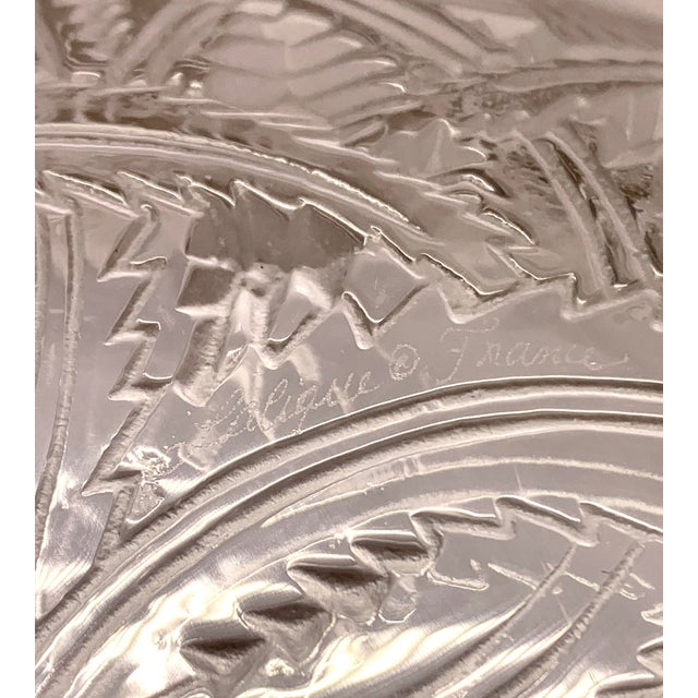 Art Deco Lalique France "Pinsons" Bowl For Sale - Image 3 of 3