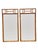 Modern Vintage Faux Bamboo Pair of Wall Mirrors in Modern Style For Sale - Image 3 of 5
