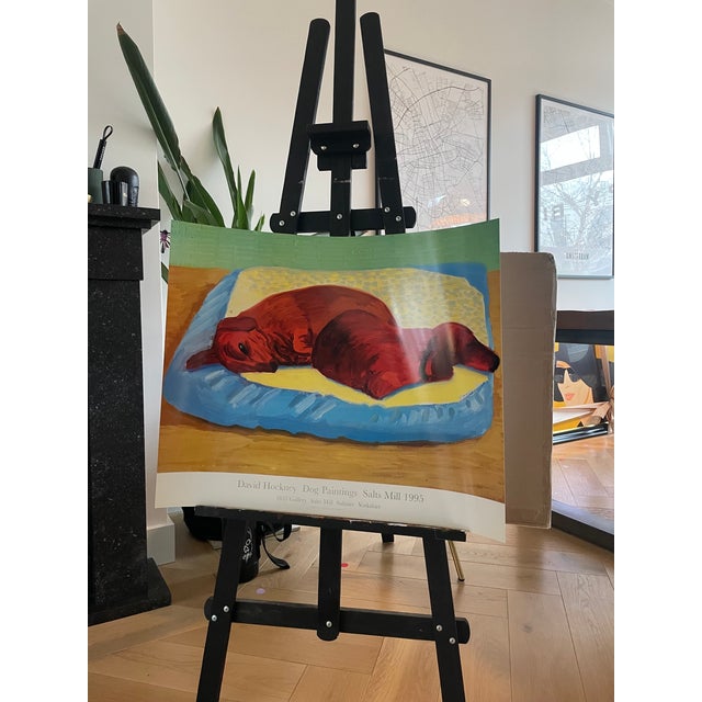David Hockney, Dog Paintings 43 Salts Mill 1995. 1853 Gallery Salts Mill Saltaire Yorkshire, Copyright David Hockney, Printed in Uk For Sale - Image 15 of 16