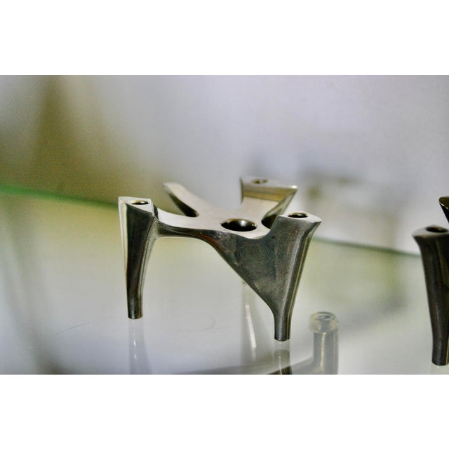 Bird-in-Flight Candlesticks from Hammonia Motard, 1960s, Set of 2 For Sale - Image 6 of 10