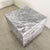 Stone Vintage Mid-Century Modern Square Honed Marble End Table / Display Stand For Sale - Image 7 of 10