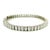 1990s 1990s 18k White Gold 16.32 Carat Emerald Cut Diamond Tennis Bracelet For Sale - Image 5 of 11
