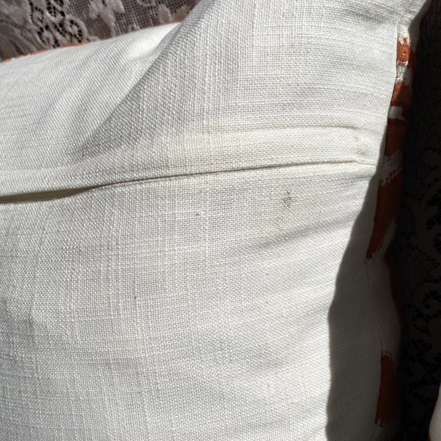 Beaded Applique Pillows- a Pair For Sale - Image 9 of 11