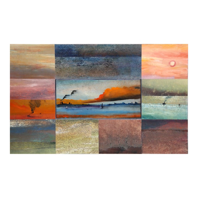 Vladimir German, Far Rockaway Seascape, Oil Painting For Sale