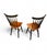 Spindle Back Dining Chairs with Curved Seats in Teak from Pastoe, Holland, 1960s, Set of 2 For Sale - Image 3 of 17