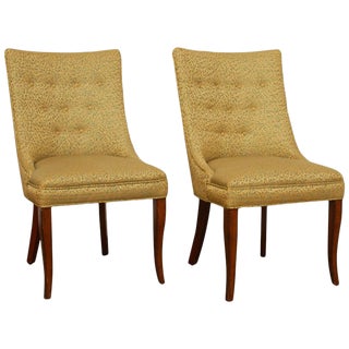 W.J. Sloane Mid-Century Scoop Back Chairs For Sale