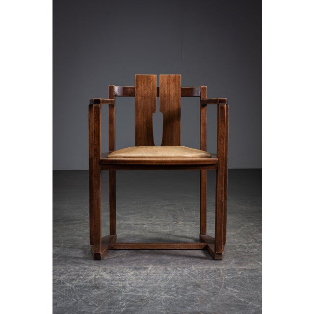 Vintage Constructivist Desk Chair, 1940s For Sale - Image 3 of 18