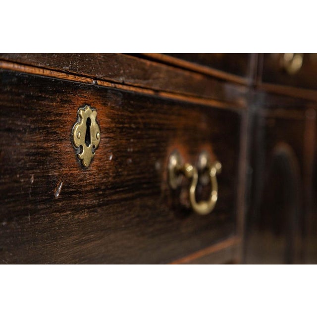 Large English George III Provincial Oak Dresser Base, 1790s For Sale - Image 11 of 18