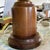 Mid-Century Wood Wooden & Bubble Glass Buffet Table Lamp, 1970s For Sale - Image 11 of 16