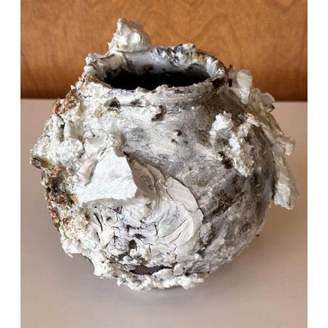 2010s Contemporary Ceramic Moon Jar by Akiko Hirai For Sale - Image 5 of 18