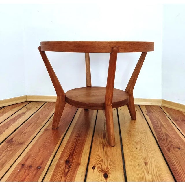 Wood Coffee Table by K. Kozelka for Interier Praha, Czechoslovakia, 1930s For Sale - Image 7 of 9