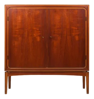 Mid-Century Danish Cabinet in Teak and Birch Wood, 1950s