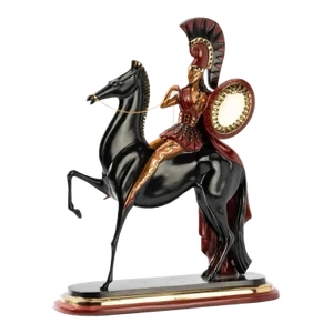 "Amazon" Bronze Sculpture by Erté, 1985