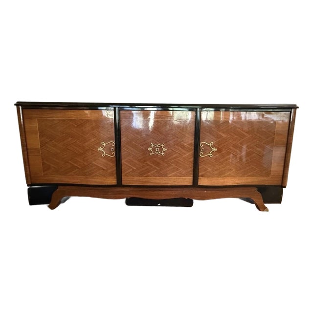 1930s French Art Deco Sideboard Credenza For Sale