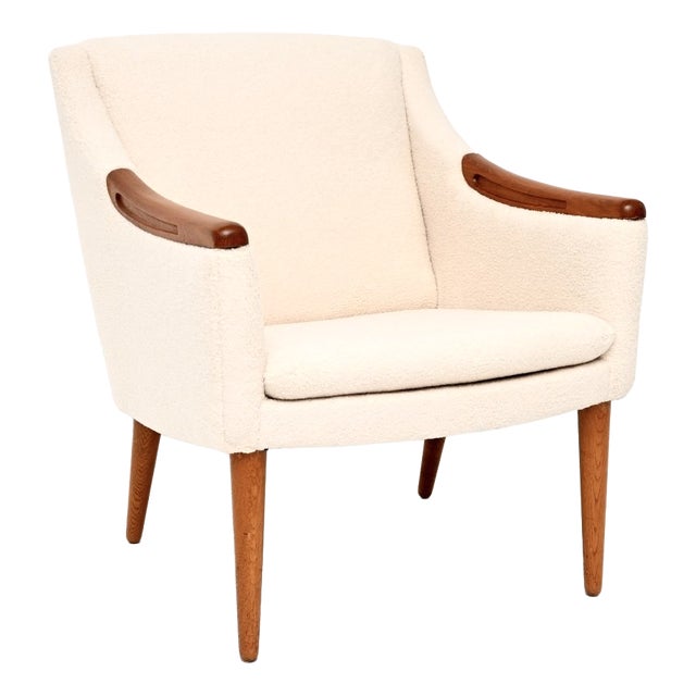 Vintage Scandinavian Teak Armchair, 1960 For Sale