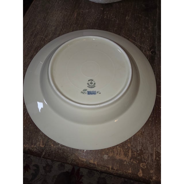 Ten Royal Copenhagen Quaking Grass pattern plates.