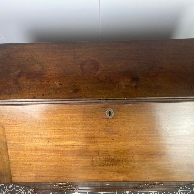 Georgian Mahogany Bureau, Mid -18th Century For Sale - Image 15 of 18